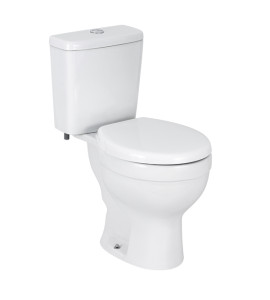 Kit Vaso Sanitário com Caixa Acoplada e Assento Duplo Acionamento 3/6L Saída Vertical Acesso Confort Branco Celite