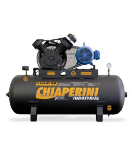 Compressor de Ar Alternativo Pistão Chiaperini 360L 10HP 220V (380V) CJ 40 APV Industrial Mais