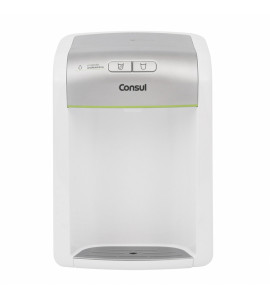 Purificador de Água Consul Gelada e Natural com Refrigeração Eletrônica e Filtragem Classe A CPB34AS Branco Bivolt