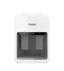 Bebedouro de Água Consul Gelada e Natural com Compressor Gela Mais CJD42AB Branco 127V (110V)