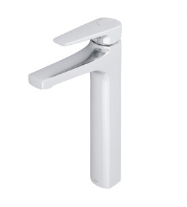 Torneira Monocomando de Pia para Banheiro com Bica Alta Cromada Lift Docol