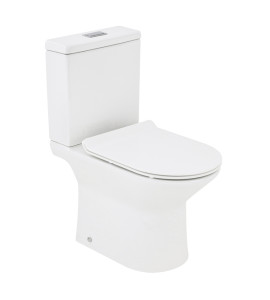 Kit Vaso Sanitário com Caixa Acoplada e Assento Branco Duplo Acionamento 3/6L Saída Vertical Lift Docol