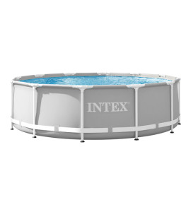 Piscina Estruturada Redonda 8.592L com Bomba 220V e Escada Prism Intex