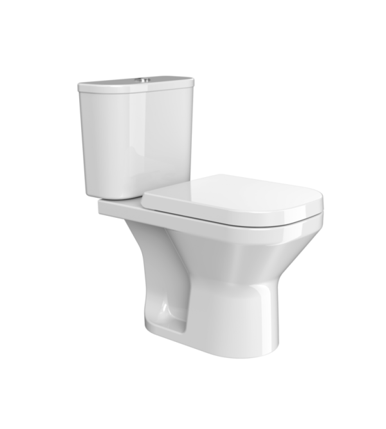 Kit Vaso Sanitário com Caixa Acoplada e Assento Branco Duplo Acionamento 3/6L Vertical Flow Kohler