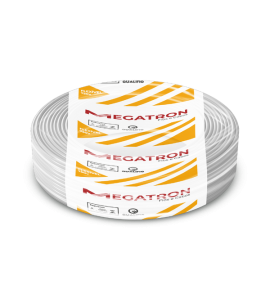 Cabo Flexível 4mm 100Metros Branco Megatron