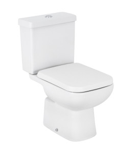 Kit Vaso Sanitário com Caixa Acoplada e Assento Branco Fosco Duplo Acionamento 3/6L Saída Vertical Lyon Sensea