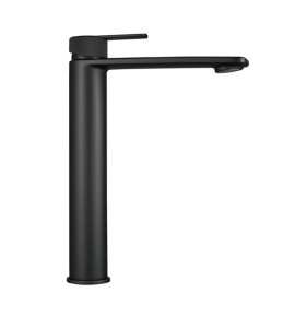 Torneira Monocomando de Pia para Banheiro com Bica Alta Preto Fosco Neo Sensea